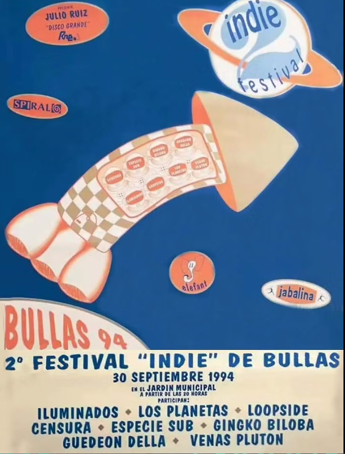2ª Edición Festival Indie de Bullas. 30 de septiembre 1994